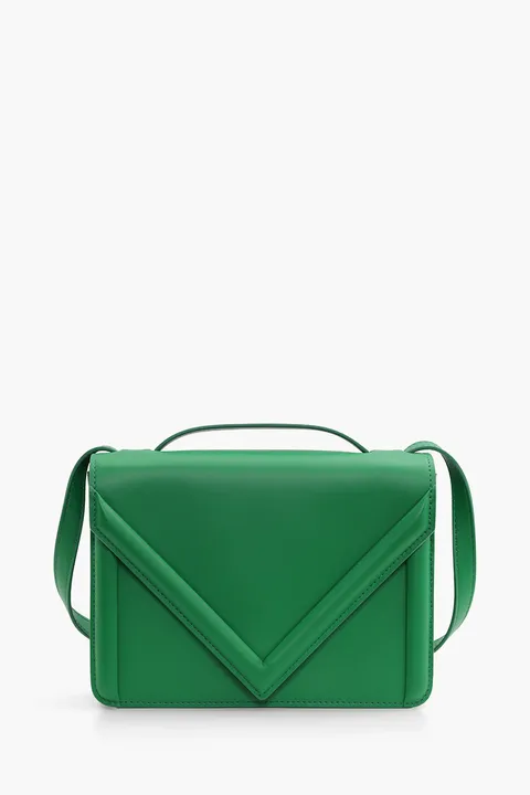 MANSUR GAVRIEL M Frame Box Bag in Grass Calf Leather