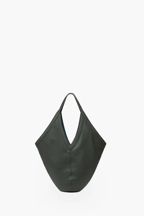 MANSUR GAVRIEL Soft M Hobo Tote Bag in Seaweed