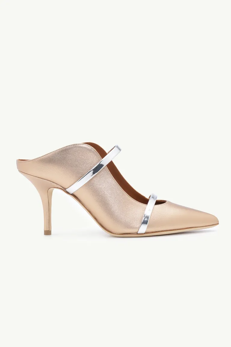 MALONE SOULIERS Maureen Pumps 70mm in Gold/Silver